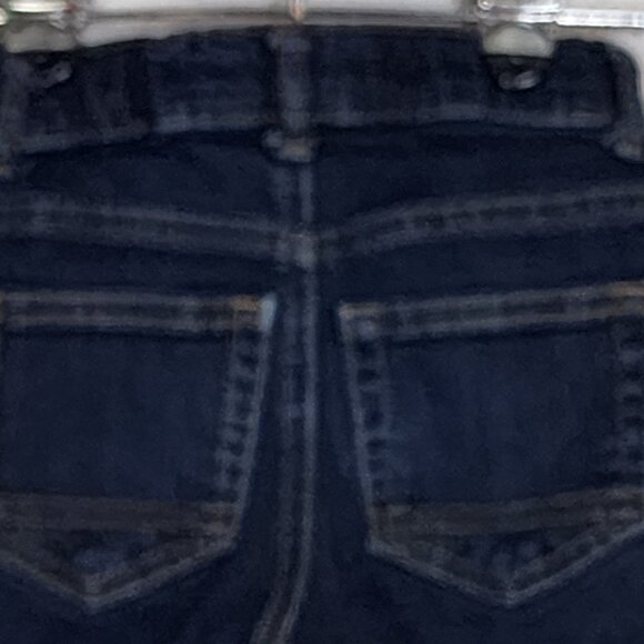 Cat and Jack Dark Wash Denim Slip On Adjustable Waist Stretch Skinny Jeans Sz 5T - Picture 10 of 16